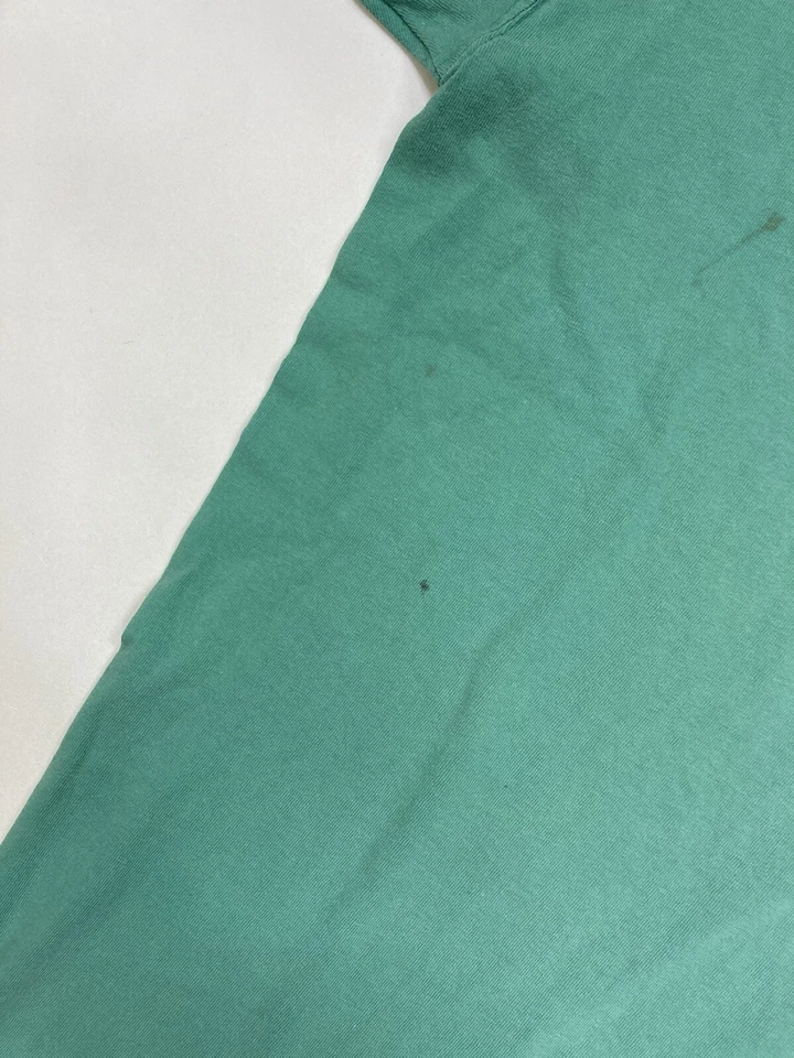 Camiseta De Colección Izod Arte Barco Gráfico Hombres XL Verde EE. UU. 90s Puntada Única Foto 4 de 4