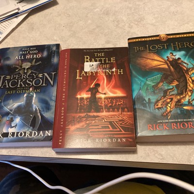 Percy Jackson, Last Olympian, Battle Of The Labyrinth And The Lost Hero Books