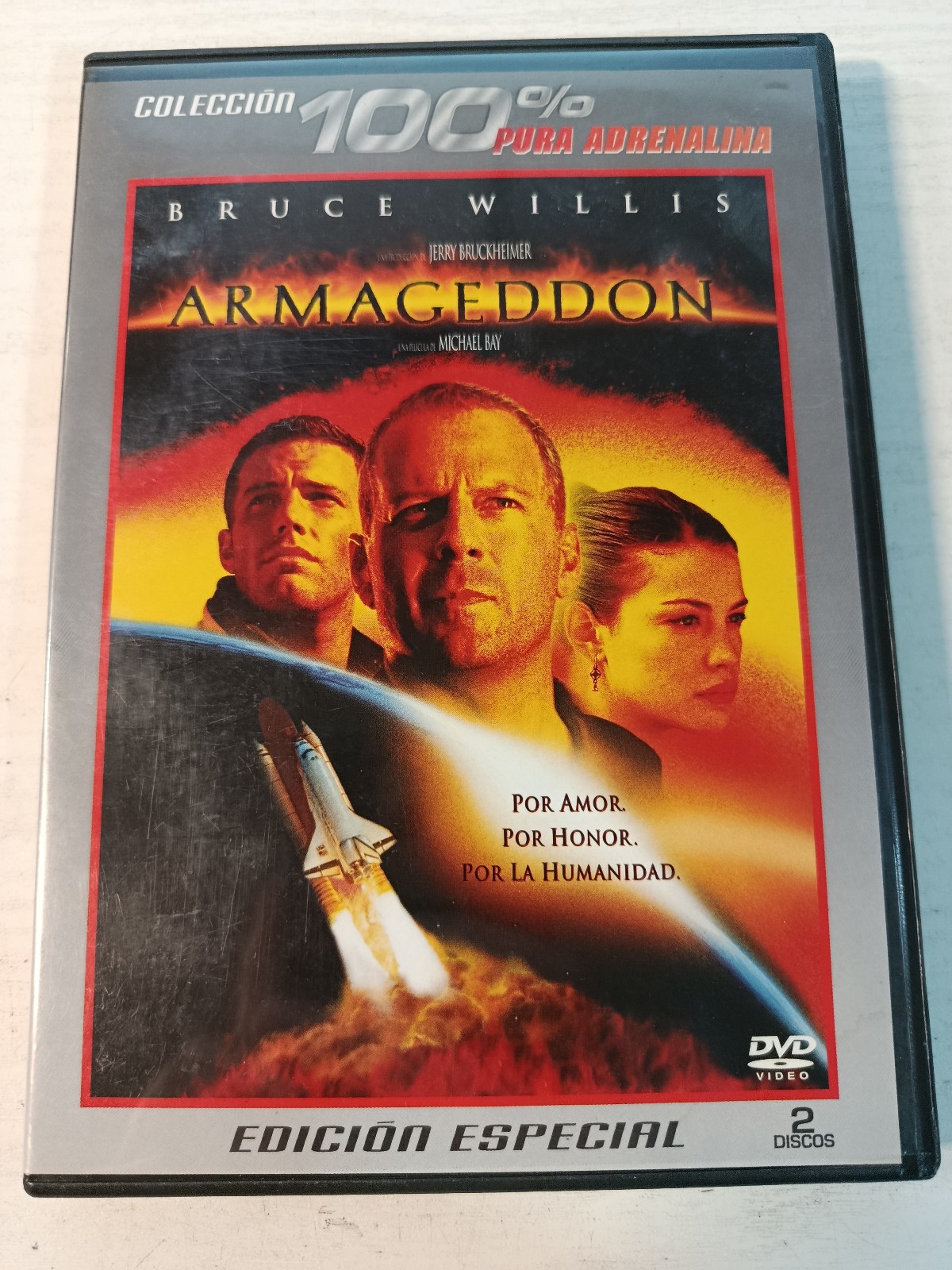 Armageddon Bruce Willis MICHAEL Bay - 2 X DVD + Extras Region 2 Español Ingles