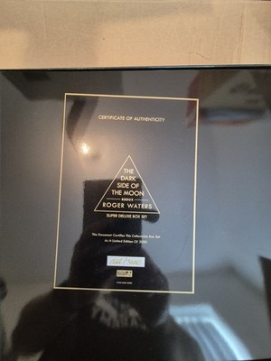 Roger Waters Dark Side of the Moon Redux Super Deluxe Box Set (opened)