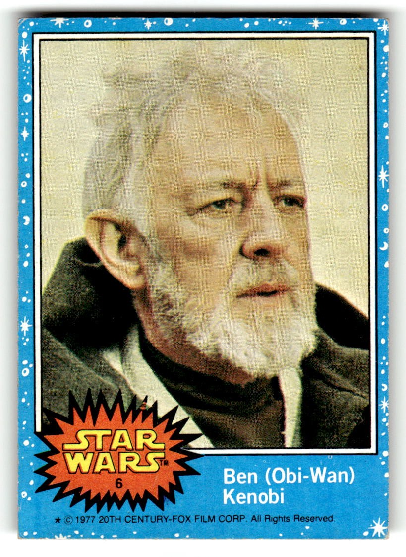 1977 Topps Star Wars #6 Ben (Obi-Wan) Kenobi