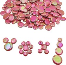 Iridescent Round Ceramic Mosaic Tiles 280PCS for Crafting  Home Decor