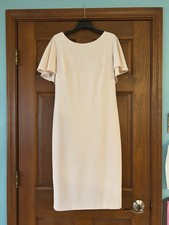 Mother of the Bride Groom dress - Calvin Klein - size 8 - very light PINK color