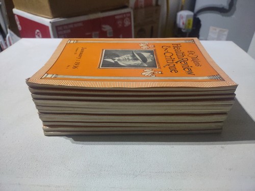 DR. TILDEN"S HEALTH REVIEW & CRITIQUE 1936 FULL YEAR 12 ISSUES JAN.-DEC. - Picture 2 of 24