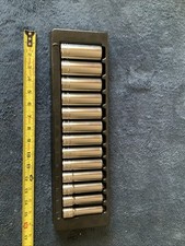Snap On 12 Drive Deep Socket Set Metric 12pt 12-24mm.great Shape