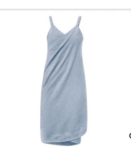 TCM NEU!Saunatuch Handtuchkleid Saunakilt 180 x 80 cm hellblau Frottee o.Vp