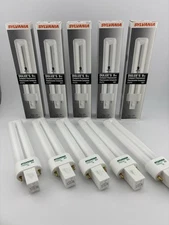 ⚡️5 Pack⚡️SYLVANIA DULUX S 9w Compact Fluorescent  21272 827 G23 CF9DS/827/ECO