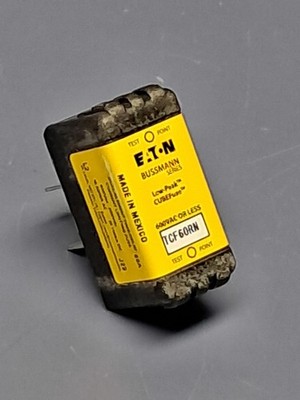 Eaton Bussmann TCF60RN CUBEFuse 60A 600V Class CF Dual Element Time-Delay Fuse