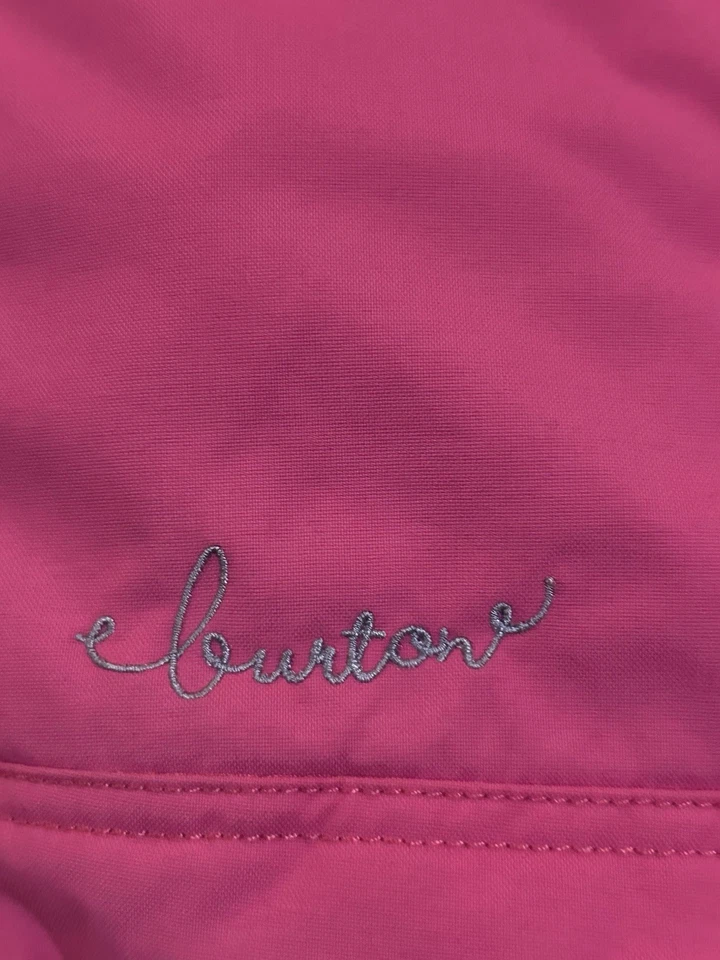 Jaqueta de snowboard rosa Burton para meninas tamanho pequeno - Imagem 2 de 4