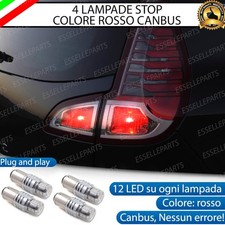 4 X LAMPADE LED STOP CANBUS POSTERIORI RENAULT SCENIC XMOD X MOD ROSSO CANBUS