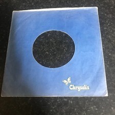 One 7"   CHRYSALIS Records  -  Original Record  Sleeve -  1978-80-  1.26