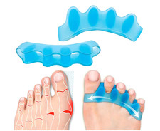 Toe Separators for Women and Men, Gel Toe Spacers for Pedicure and Foot Alignmen