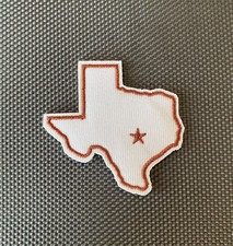 University Of Texas Football Longhorns Lone Star Map Embroidered Iron On Patch