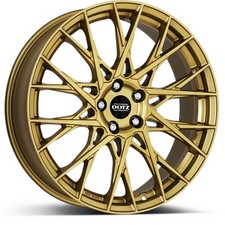 4x Alufelgen DOTZ Fuji gold für VOLKSWAGEN Golf (VI) 1K 18 Zoll Felgen