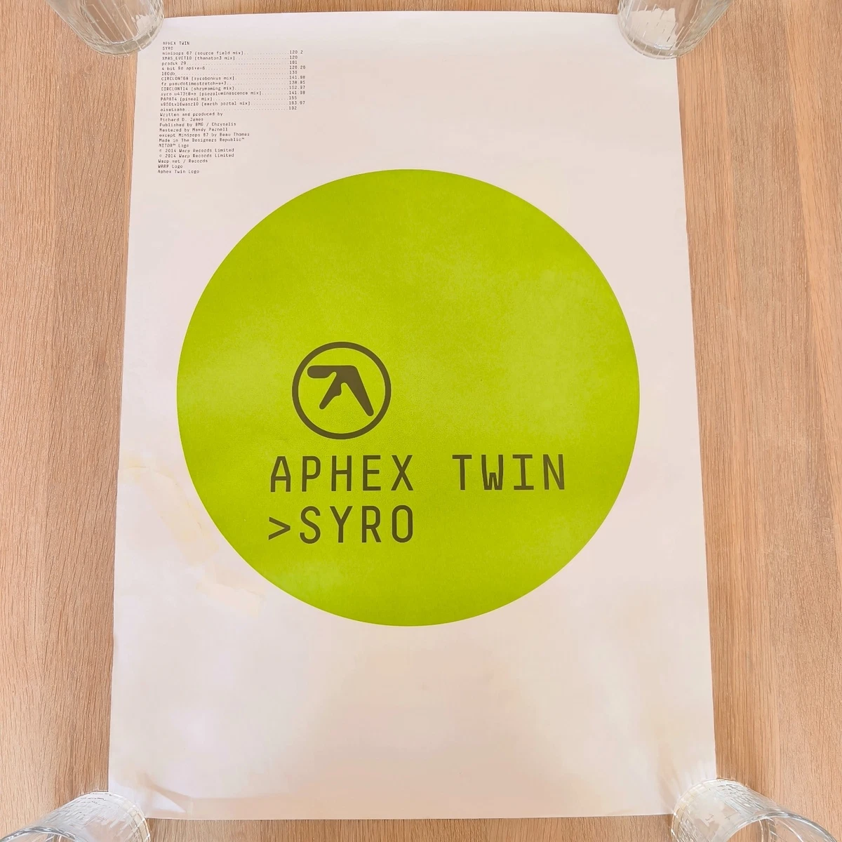 aphex twin poster products for sale | eBay UK