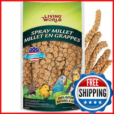 Living World Millet Spray for Birds 3.5oz - Treat for Budgies Canaries Finches