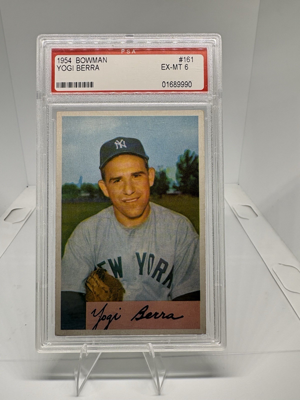 1954 Bowman #161 Larry "Yogi" Berra Rookie (RC) New York Yankees HOF PSA 6 🔥🔥
