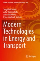 Sergii Boichenko (U. A.) | Modern Technologies In Energy And Transport | Buch