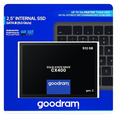 GoodRam SSD CX400 512GB SATA3 512 GB