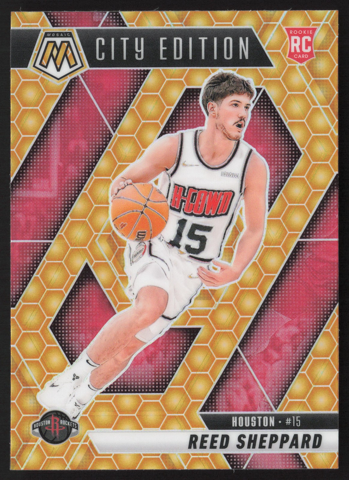 Reed Sheppard 2024-25 Panini Mosaic Honeycomb Mosaic #276 RC
