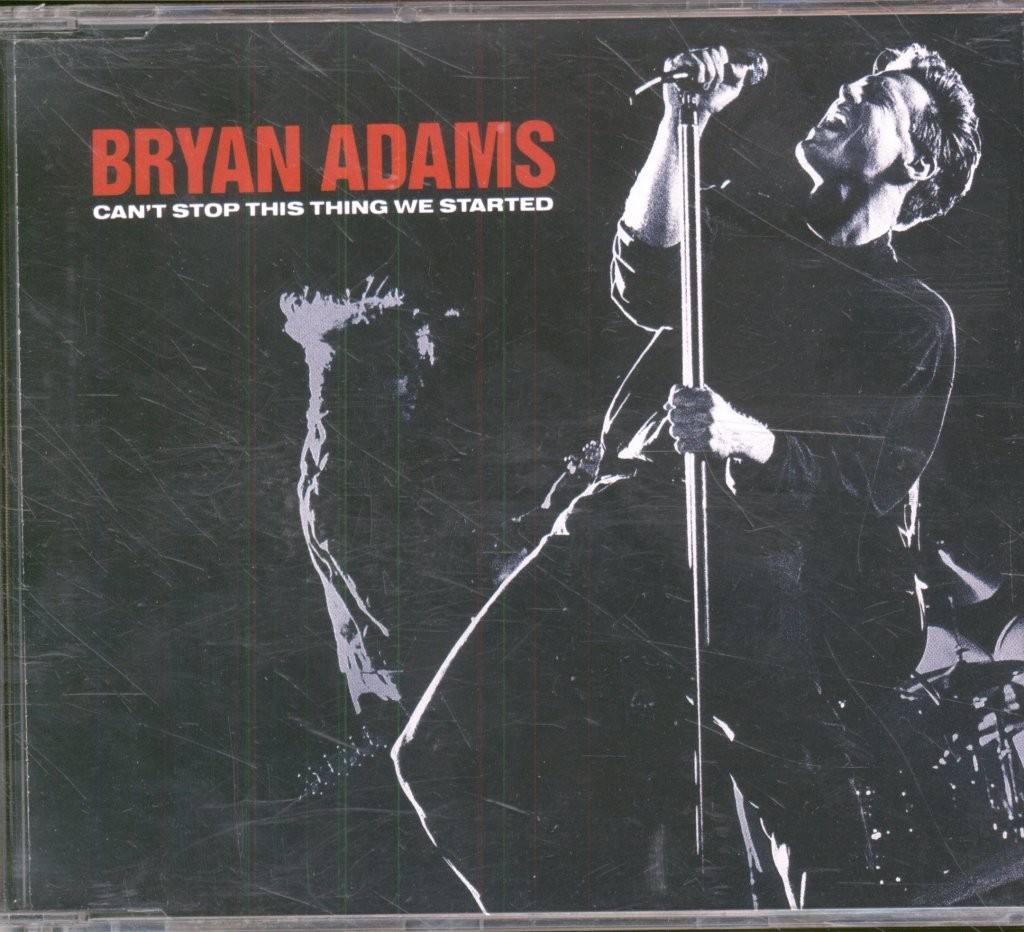 Bryan Adams Can't Stop This Thing We Started CD UK A&m 1991 single. Mastered by