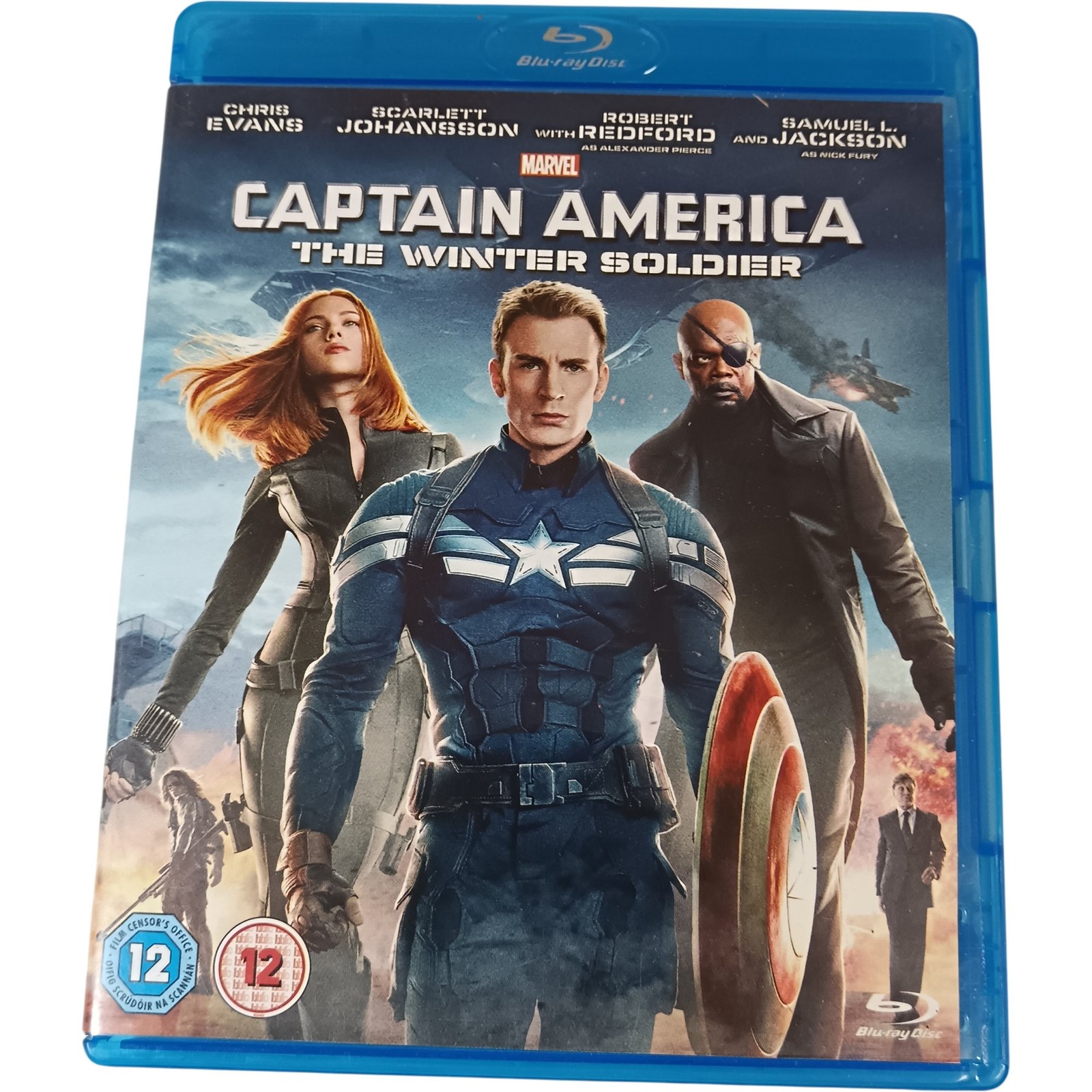 Marvel Captain America The Winter Soldier Blu-ray Disc Adventure Superhero 2014