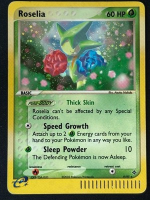 Roselia 9/97 Ex Drache Holo Englisch VG Pokemon