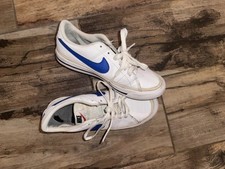 Size 6.5 GS - Nike Court Legacy Low White Game Royal