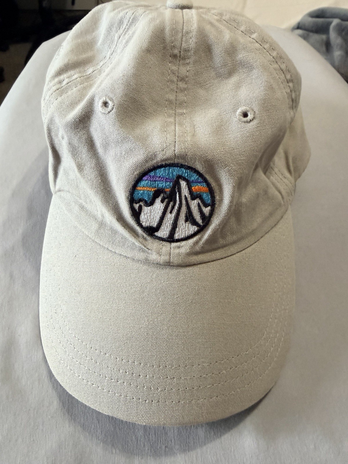 Patagonia Beige Baseball Cap Adjustable Men Casual Solid Outdoor