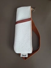 Denik Petite White  Notebook Pouch. Small Bag. New