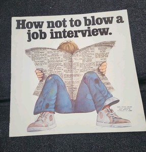 US ARMY Recruiting Book 'How To Not Blow An Interview' RARE Vintage 1970s