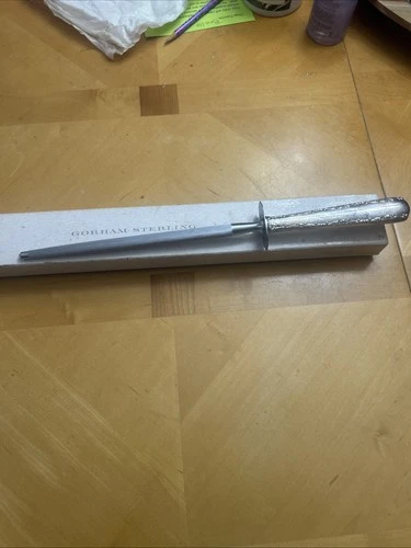 Vintage Gorham Sterling Silver Knife Sharpener 234 Grams Total. Sterling Handle