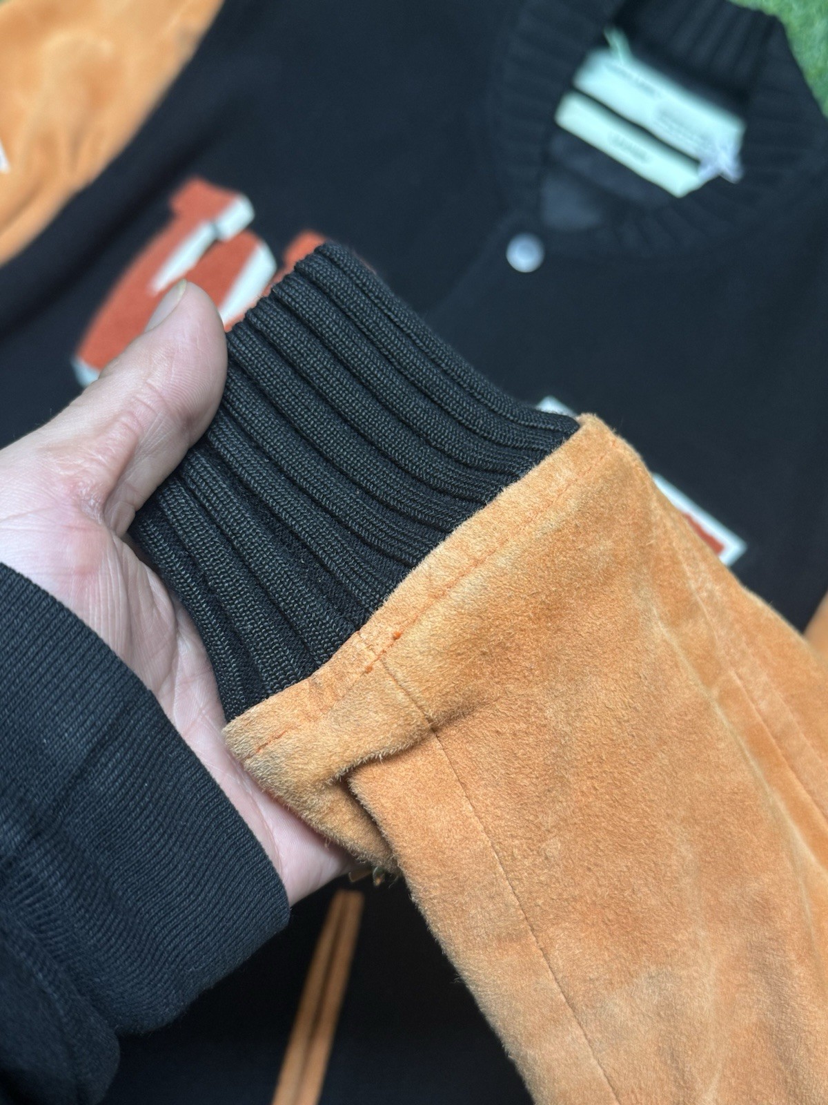 Off-White Eagle Temperature Eagle Varsity Jacket … - image 6