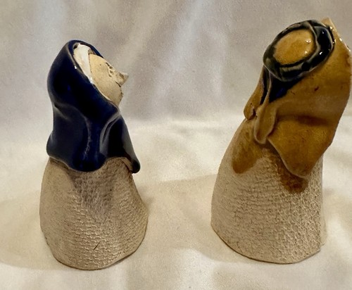 Gill Tilley Old Man Woman Candle Snuffers (2) Clay Pottery Of Wales 1970-79Vtg - Picture 8 of 11