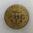 RI 28 RHODE ISLAND  COAT SIZE BUTTON  PROVIDENCE HORSE GUARDS SCOVILL