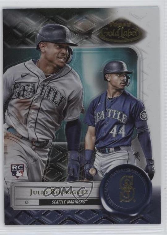 2022 Topps Gold Label Class 2 Black Julio Rodriguez #4 Rookie RC 08jk