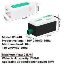 24L/H 40L/H Split Air Conditioner Drainage Pump Central Duct Machine Condensate 