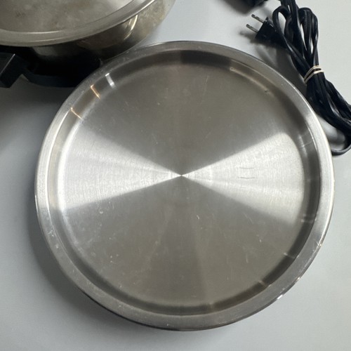West Bend Royal Prestige Flüssigkern Elektrische Pfanne Pfanne 11" Edelstahl E19762 - Bild 7 von 14
