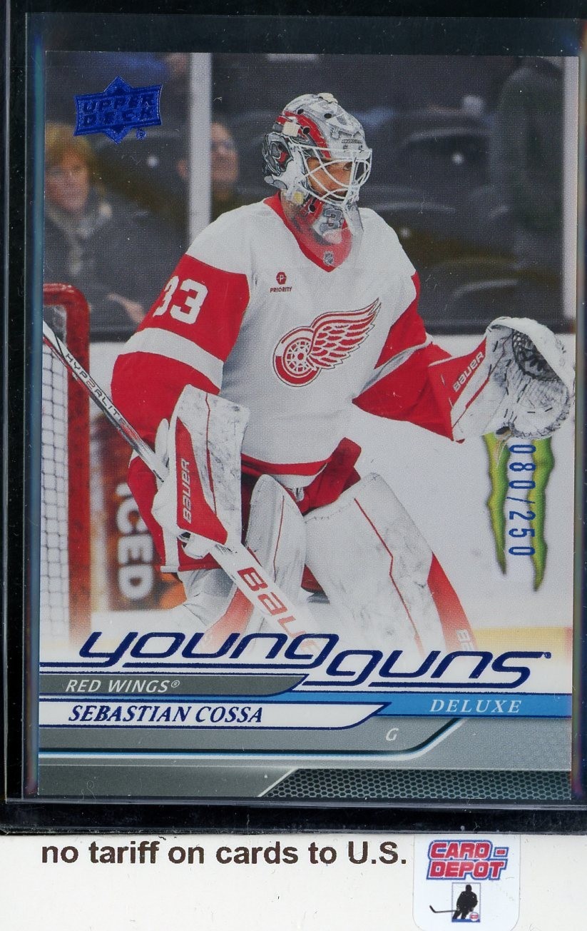 2024-25 Upper Deck Young Guns Deluxe #708 Sebastian Cossa 080/250