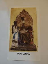 Santa Anna Madre Della Madonna Santino holy card F25
