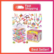 Pop Beads, 700Pcs Arts and Crafts for Kids 4-8, Snap Beads Jewelry Making