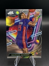 Marcus Sasser 2023-24 Topps Chrome Cosmic #172 Detroit Pistons Rookie Card NBA