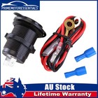 12V Car Cigarette Lighter Socket Waterproof USB Charger Power Adapter Outlet AU