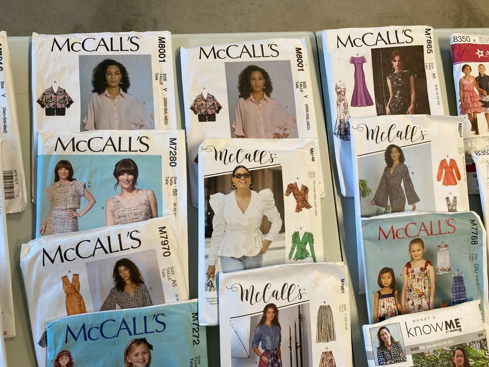 Sewing Patterns lot of 50+ UNCUT Patterns McCall's Burda Vogue Simplicity + - Image 4 of 4