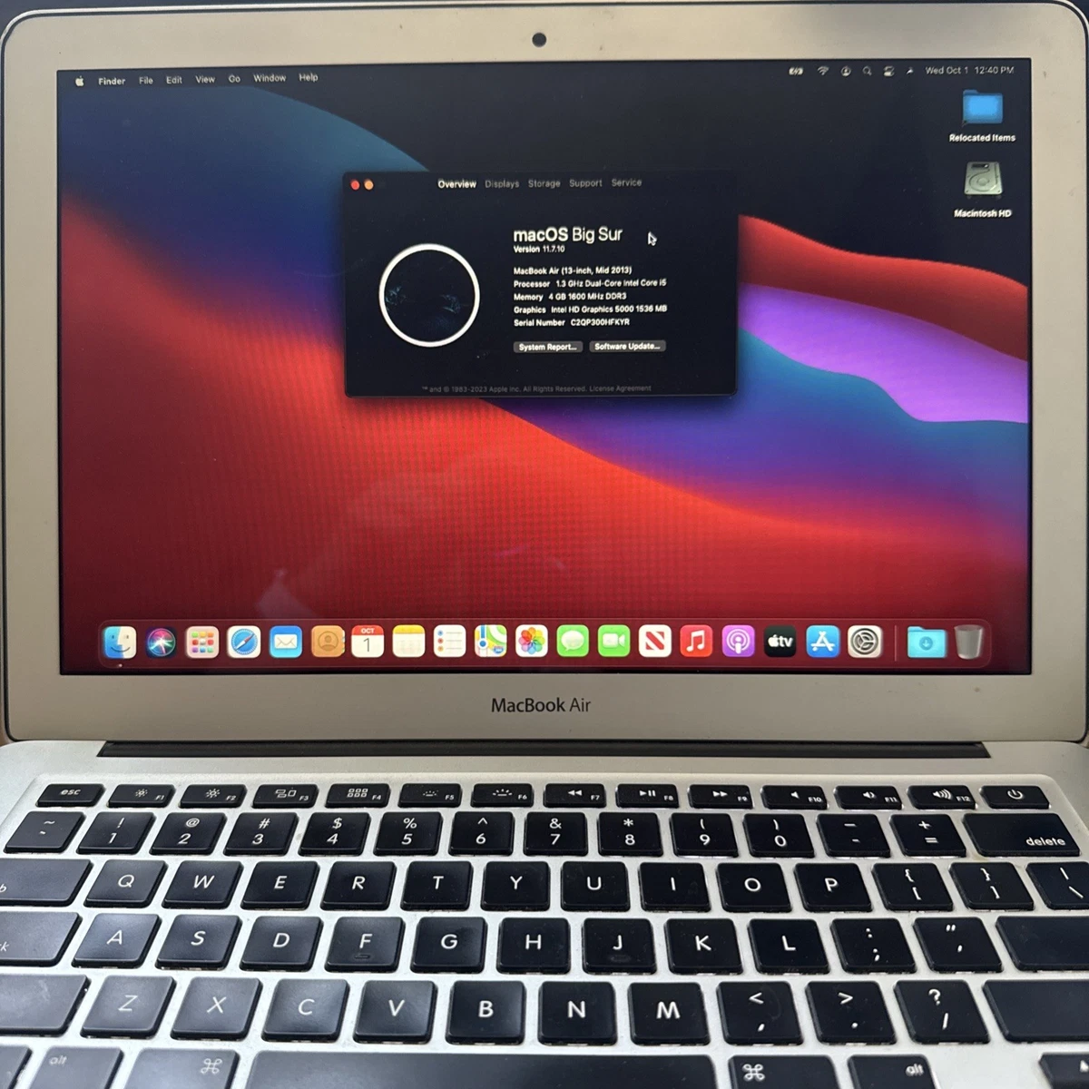2013 Apple MacBook Air 13.3 Inch Laptops for sale | eBay
