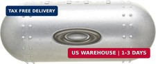 Oakley Womens Large Metal Vault Sunglass Case, Silver