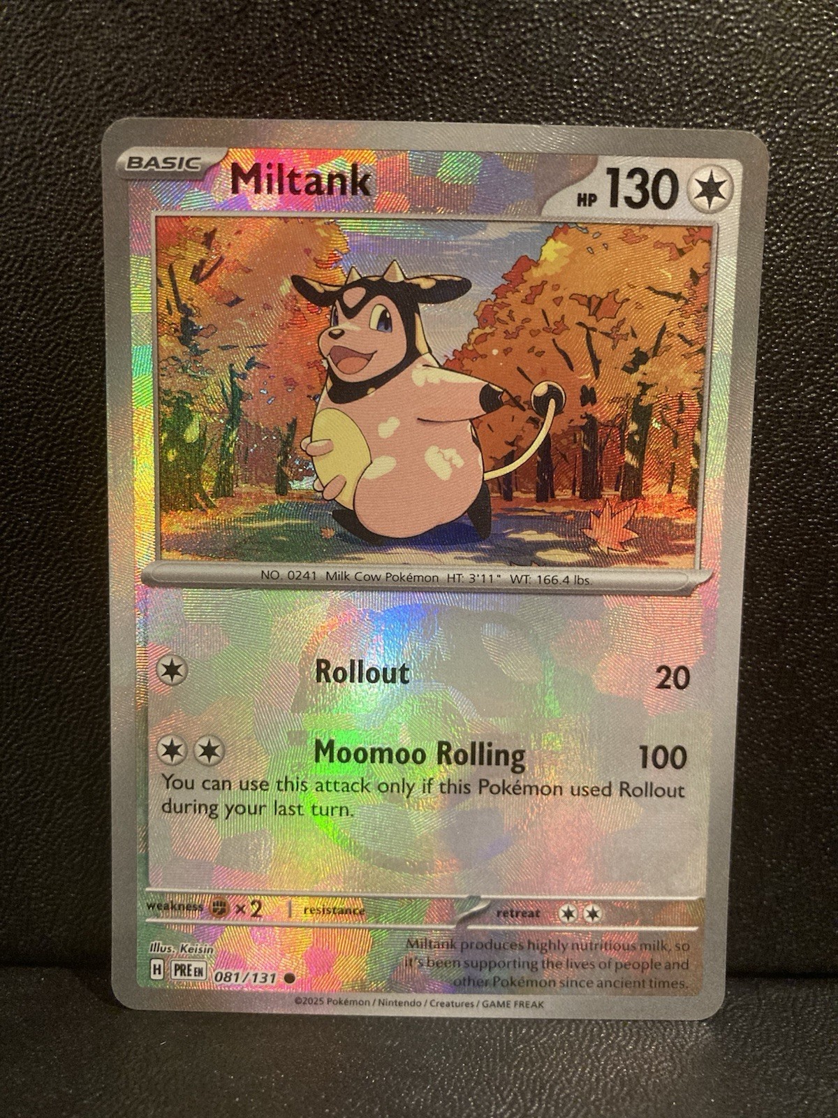 Miltank (Master Ball Pattern) Holo Common SV: Prismatic Evolutions 081/131 NM