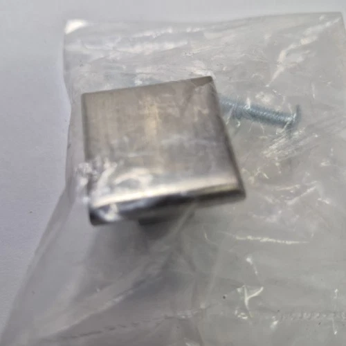 1" Satin Nickel Square NEW Cabinet Knob Vanity Pull Furniture Pulls Knobs 449SN - Picture 5 of 7