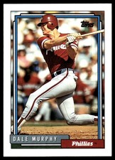 Dale Murphy 1992 Topps #680 Phillies MLB READ FREE SHIPPING AutographDen