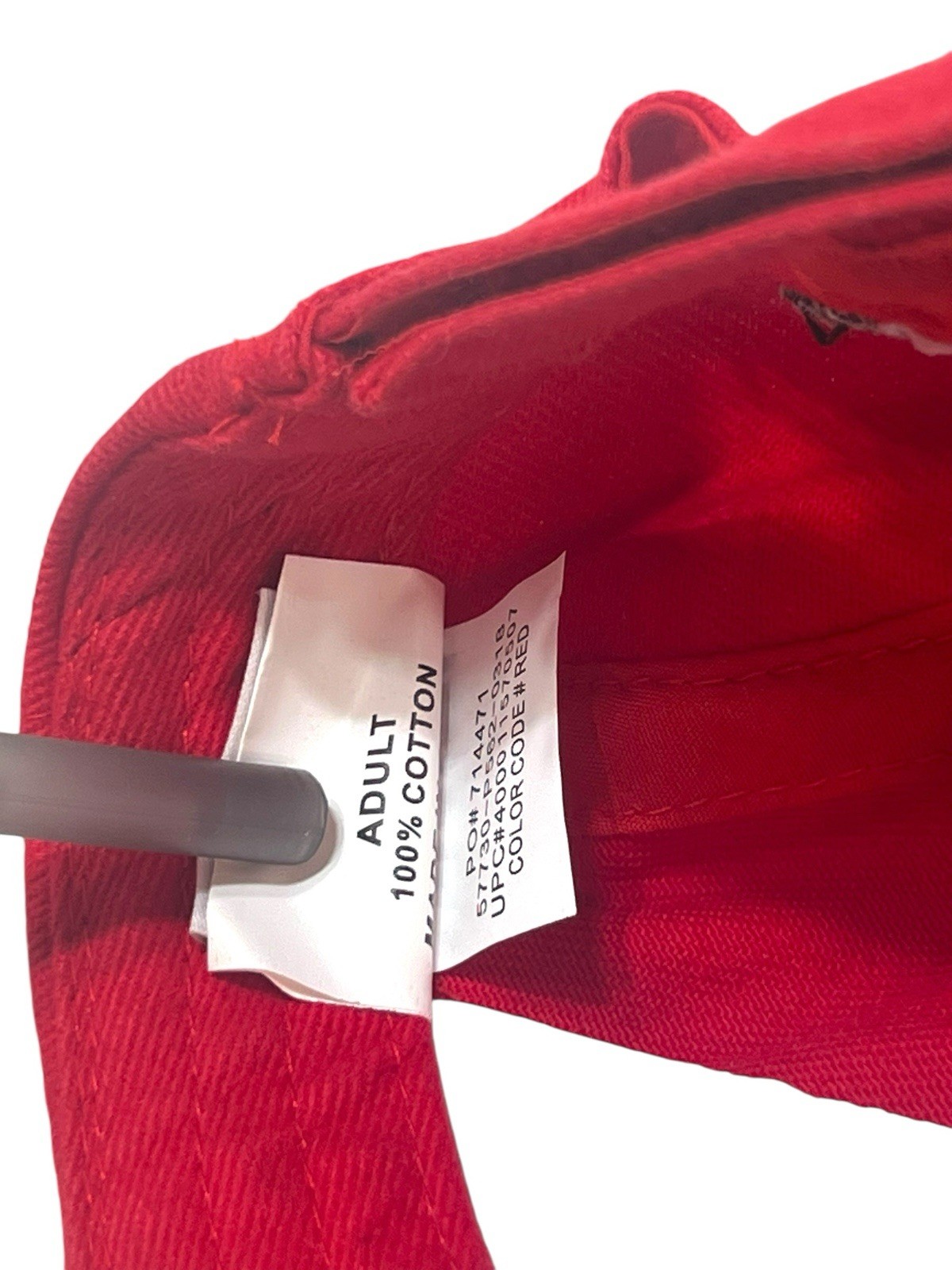 Thing 2 Adjustable Strapback Hat Red One Size Emb… - image 8